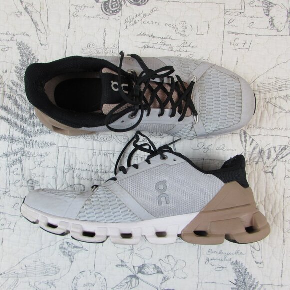 On Cloudflyer Womens Glacier Rose Brown Road Running Cushion Shoes Sneakers sz 9 - Picture 7 of 9